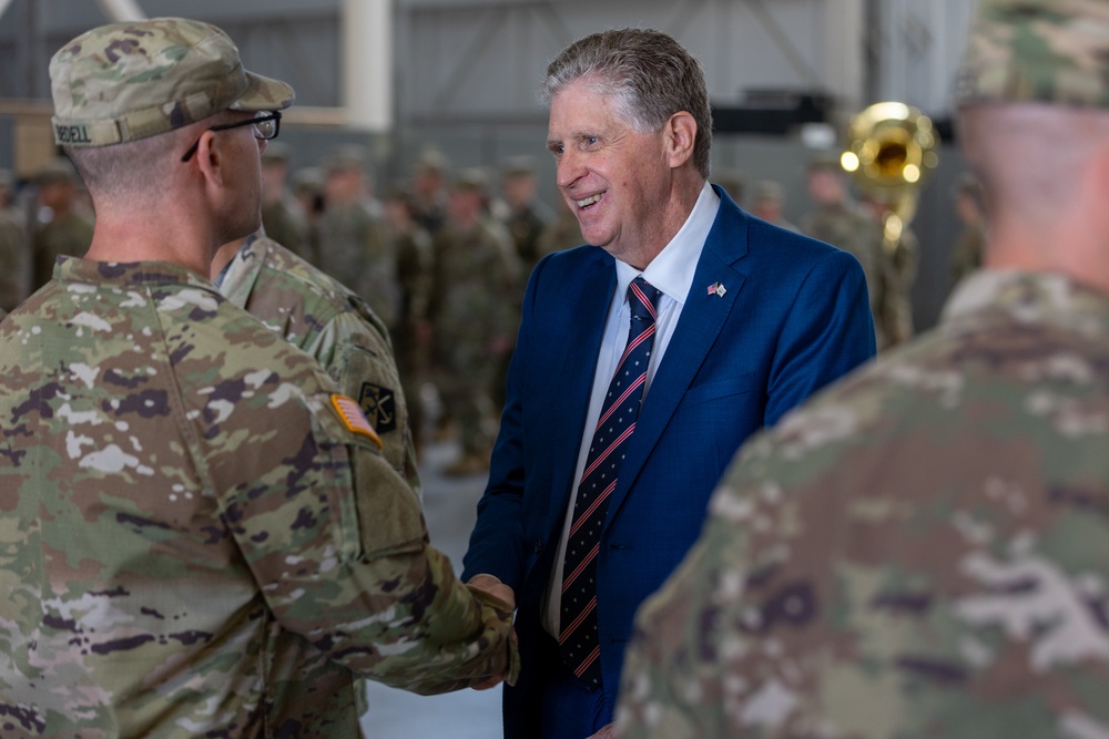 Rhode Island National Guardsmen Deploy on Memorial Day