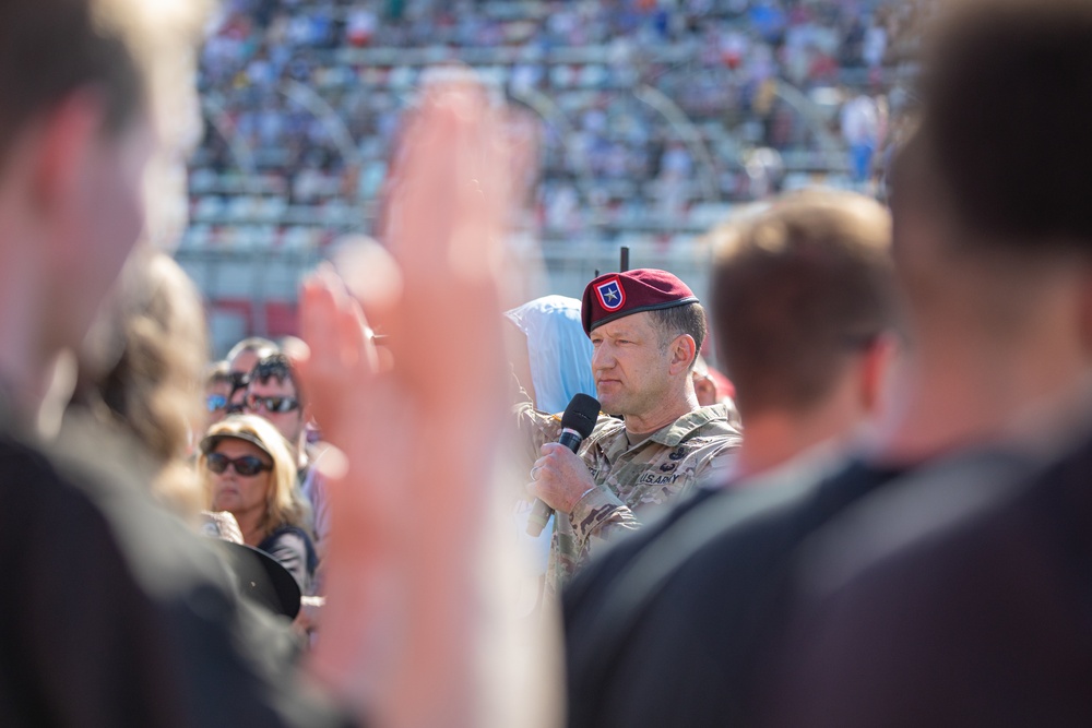 82nd Airborne Division Paratroopers Participate in NASCAR's Coca Cola 600