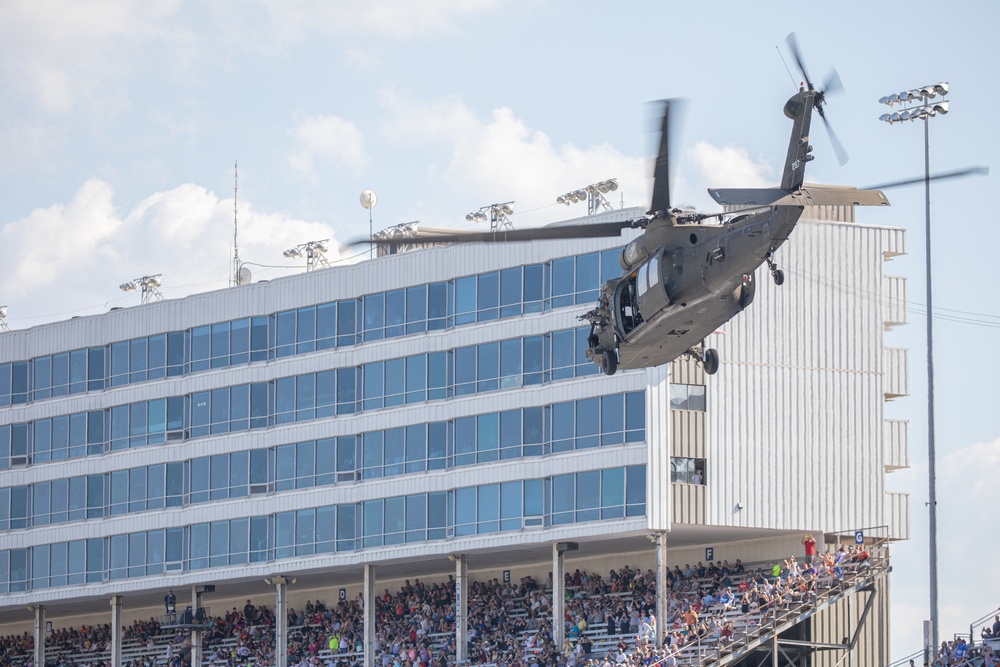 82nd Airborne Division Paratroopers Participate in NASCAR's Coca Cola 600