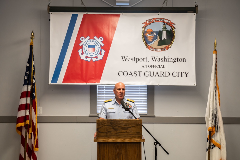 Coast Guard names City of Westport, WA, 28th Coast Guard City