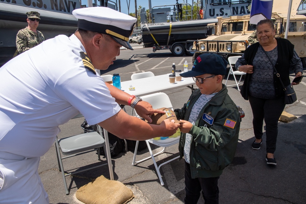 LA Fleet Week Make-A-Wish Visit