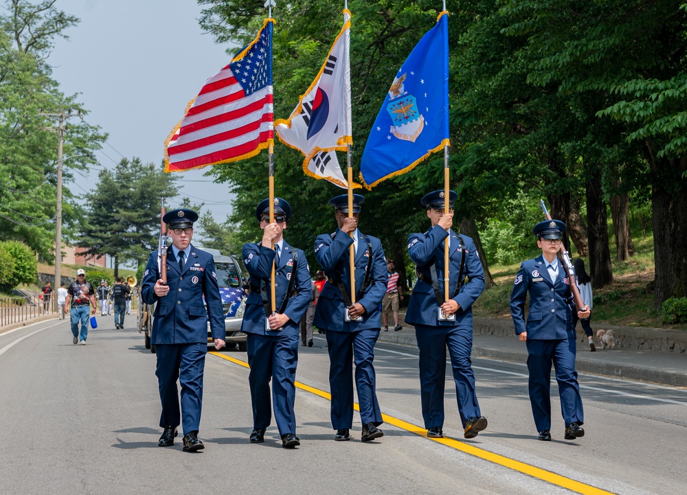 Osan Air Base celebrates service members at Armed Forces Day parade