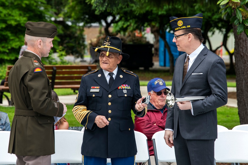 Oregon National Guardsmen participate in Memorial Day ceremonies around the state