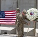 Task Force Warrior personnel conduct a Memorial Day observance at Erbil Air Base, Iraq.