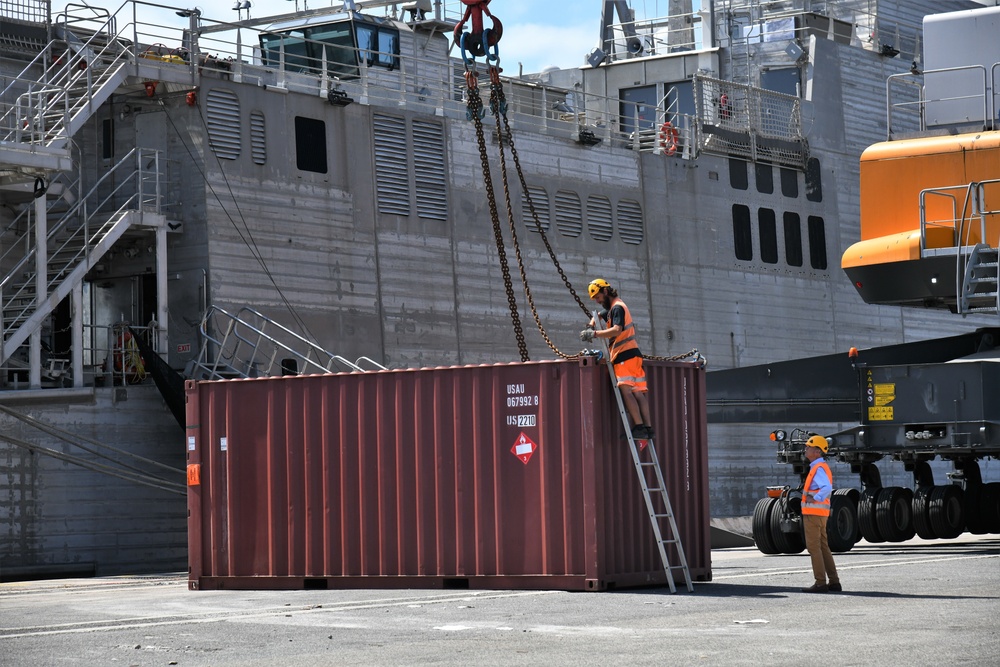 African Lion Equipment Departs Italian port