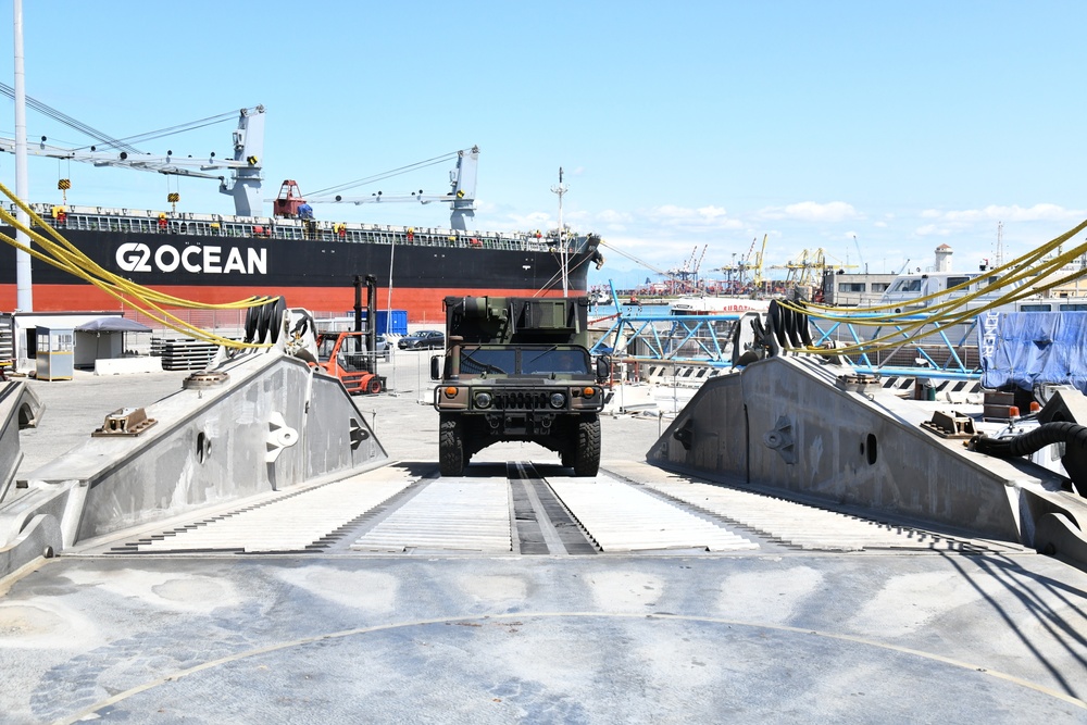 African Lion Equipment Departs Italian port