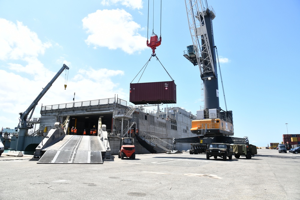 African Lion Equipment Departs Italian port