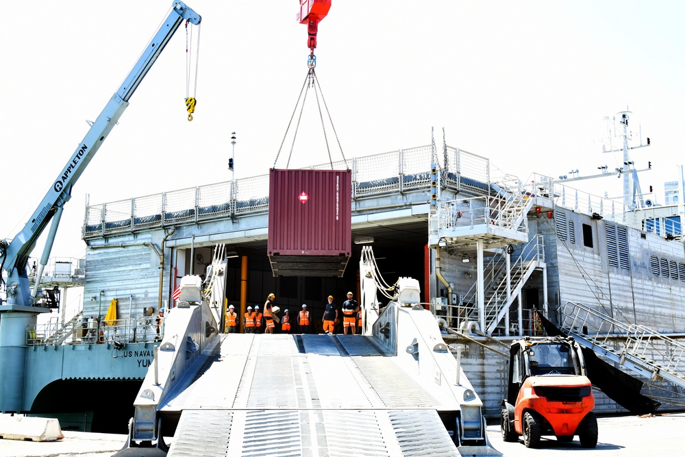 African Lion Equipment Departs Italian port