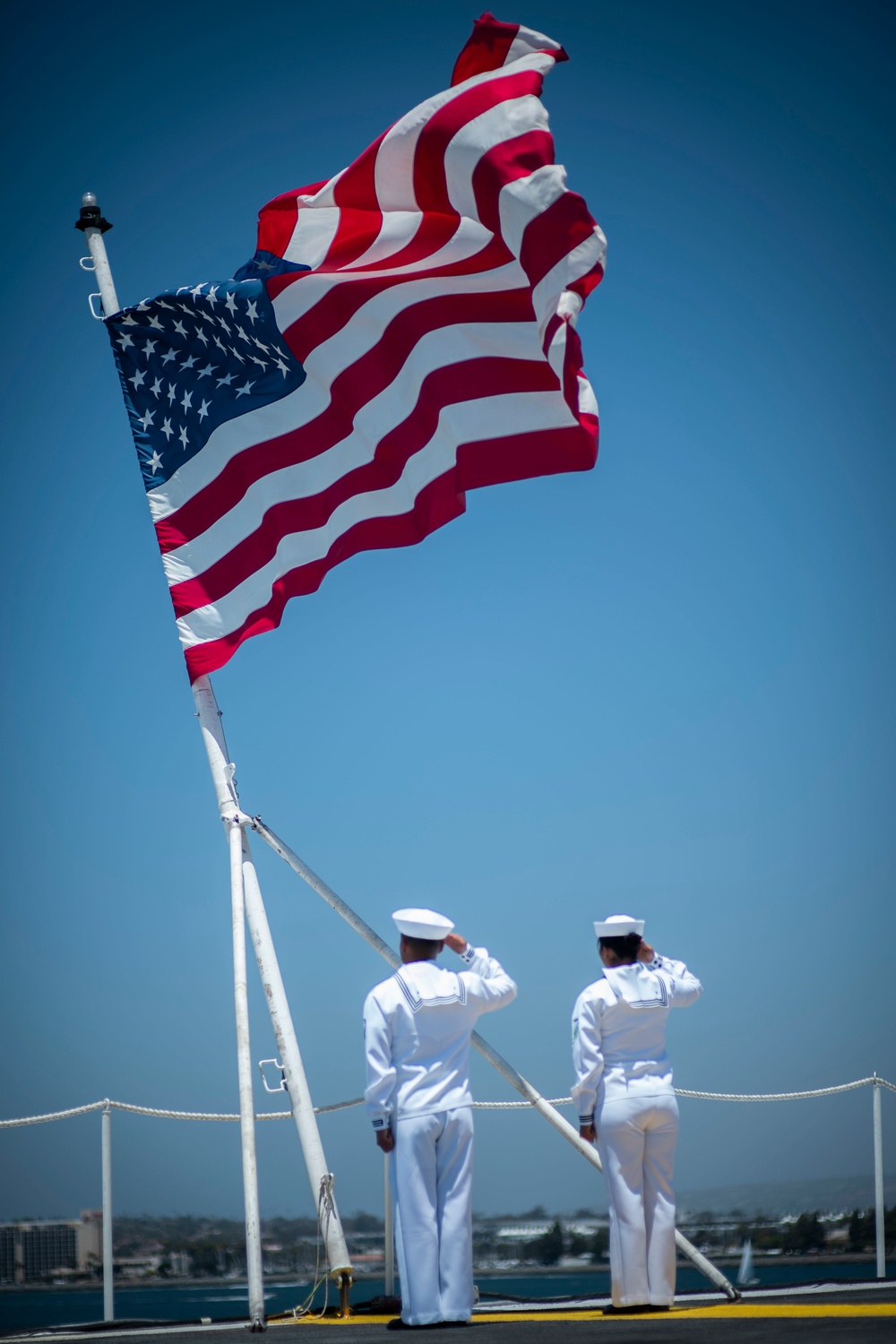 USS Carl Vinson (CVN 70) Conducts 21-Gun Salute for Memorial Day