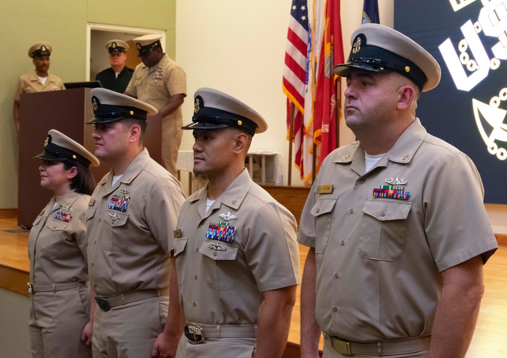 NMTSC Pins 4 New Senior Chiefs