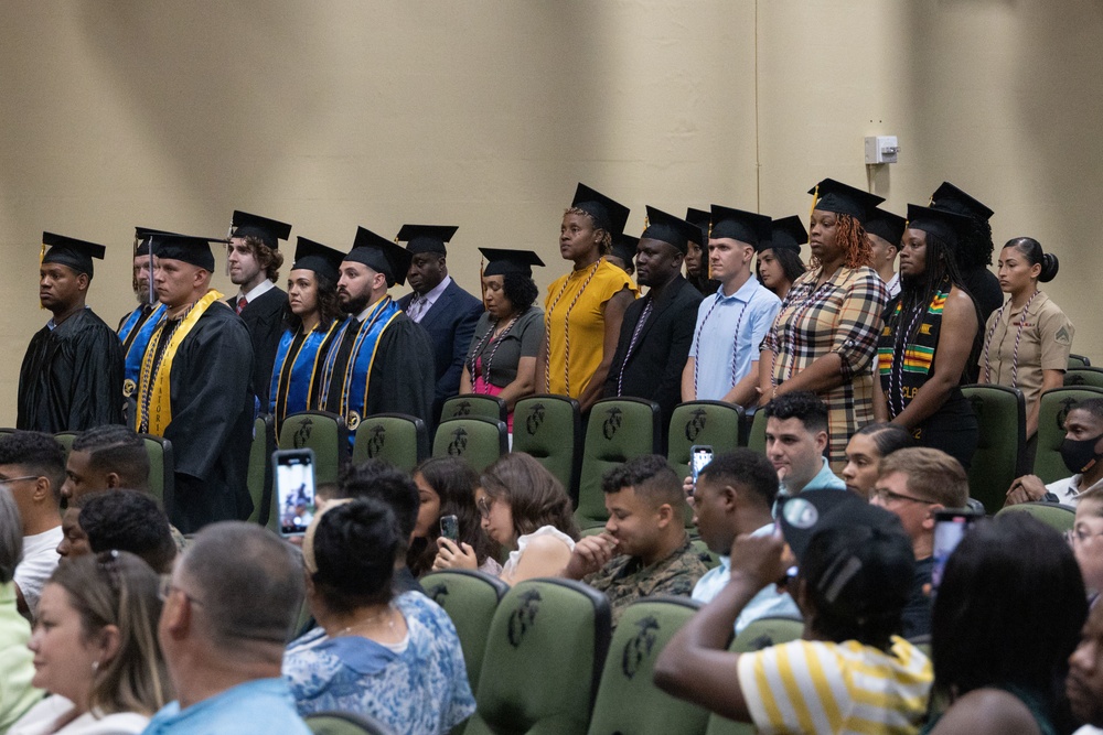 MCAS Beaufort, MCRD Parris Island recognizes college graduates at a Joint Collegiate Graduation and Recognition Ceremony