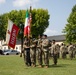 Change of command ceremony welcomes Lt. Col. Corbett Baxter to Headquarters and Headquarters Battalion