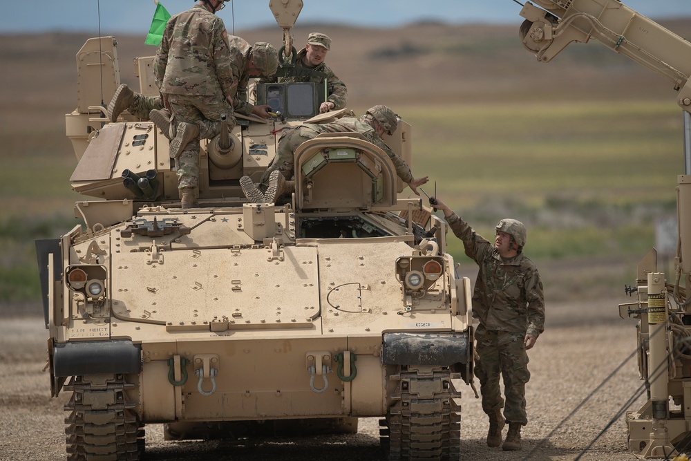 Idaho Army National Guard Annual Training 2022 - Charlie Company Gearing Up