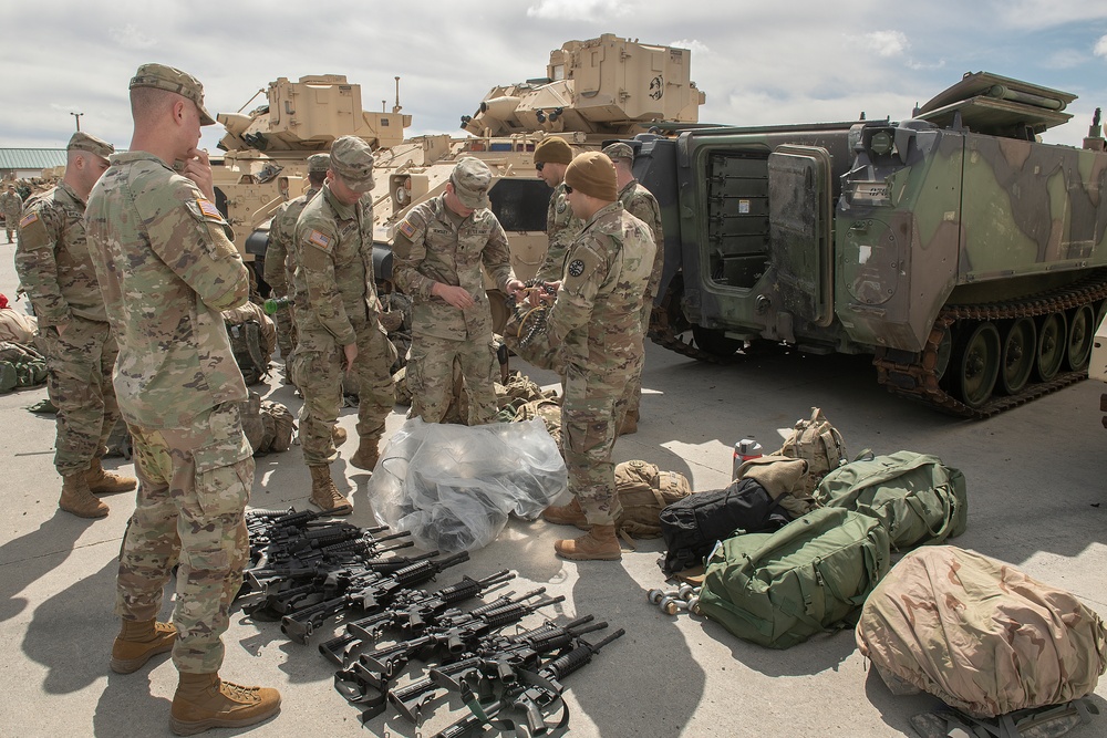 Idaho Army National Guard Annual Training 2022 - CAB Gearing Up