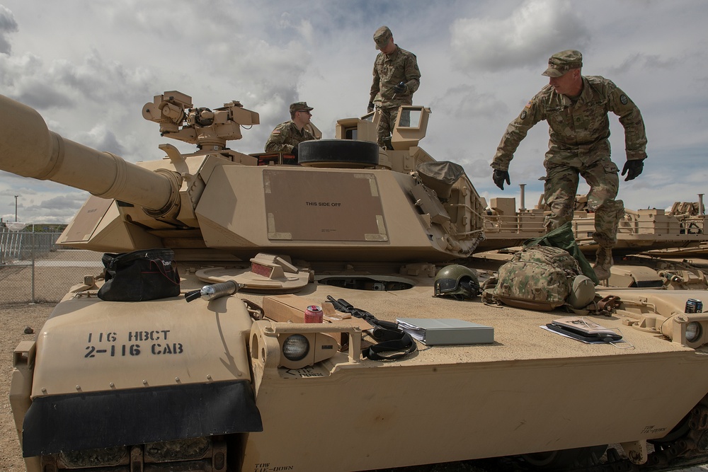 Idaho Army National Guard Annual Training 2022 - CAB Gearing Up
