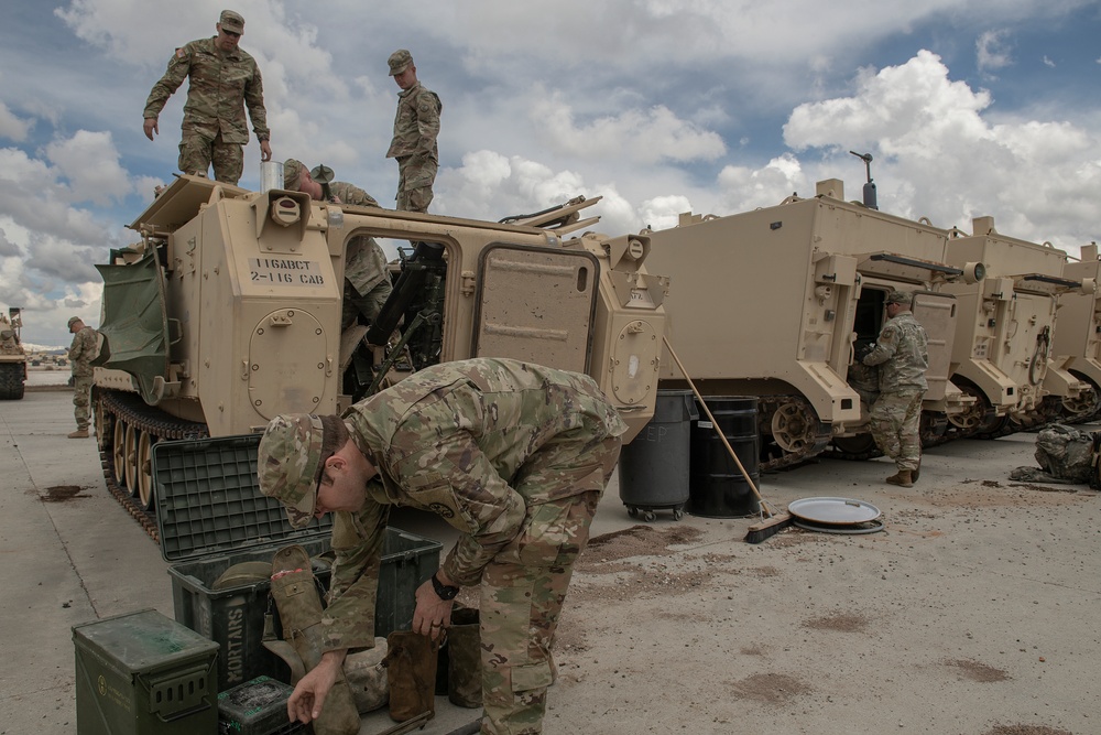Idaho Army National Guard Annual Training 2022 - CAB Gearing Up