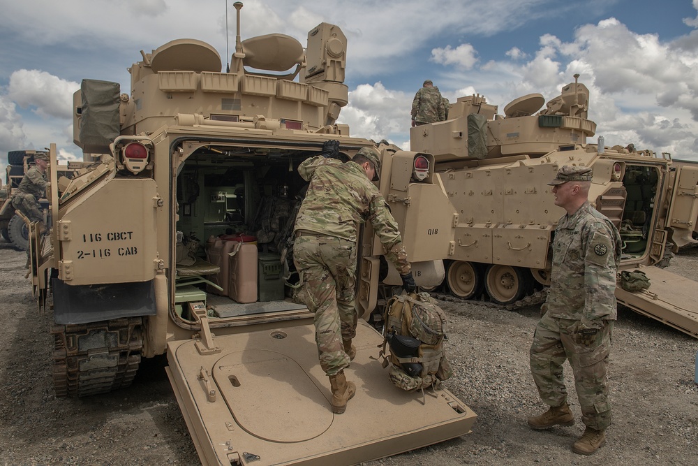Idaho Army National Guard Annual Training 2022 - CAB Gearing Up