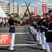 Marines with the Silent Drill Platoon participated in the pre-race ceremony before the Coca-Cola 600 at Charlotte Motor Speedway this weekend.