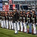 Marines with the Silent Drill Platoon participated in the pre-race ceremony before the Coca-Cola 600 at Charlotte Motor Speedway this weekend.