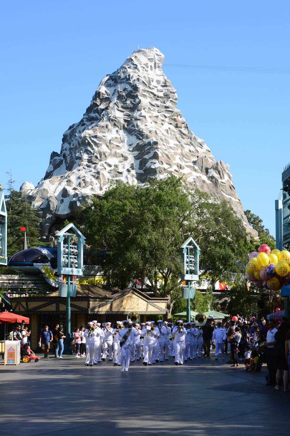 Navy Band Southwest Performs at Disneyland