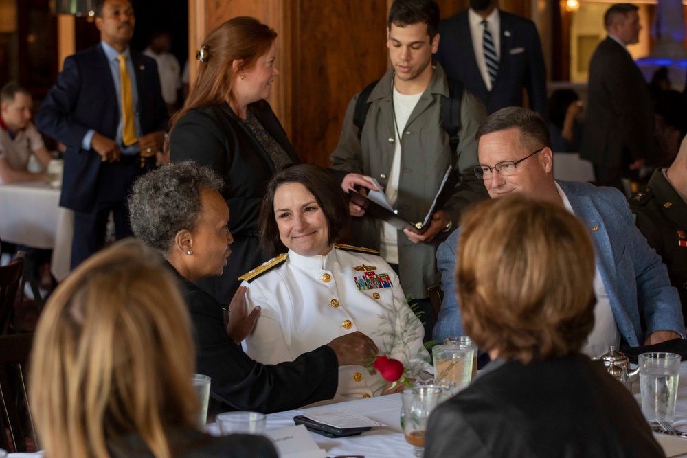NSTC Commander Participates in a Gold Star Breakfast and the Chicago Memorial Day Parade