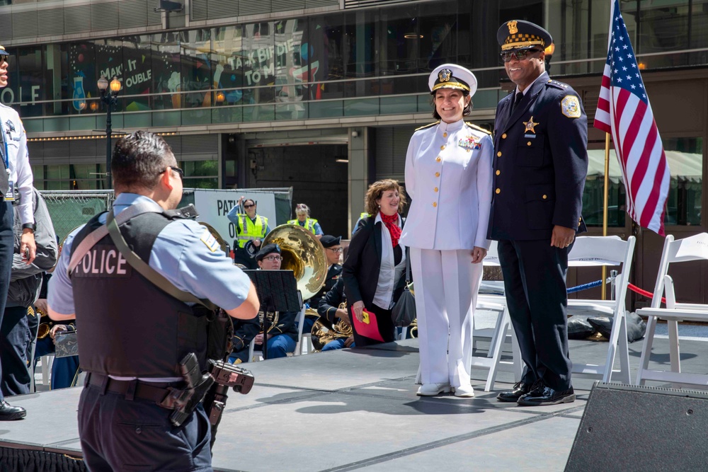NSTC Commander Participates in a Gold Star Breakfast and the Chicago Memorial Day Parade