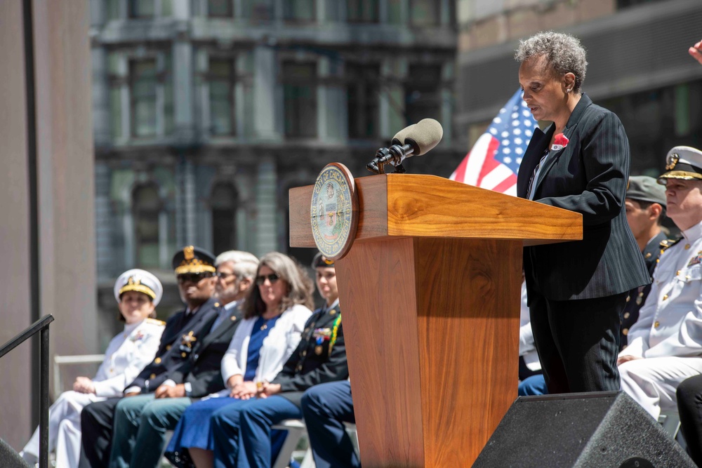 NSTC Commander Participates in a Gold Star Breakfast and the Chicago Memorial Day Parade