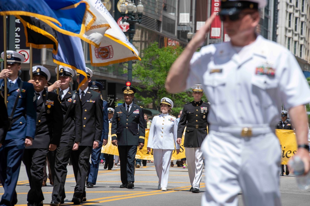 NSTC Commander Participates in a Gold Star Breakfast and the Chicago Memorial Day Parade