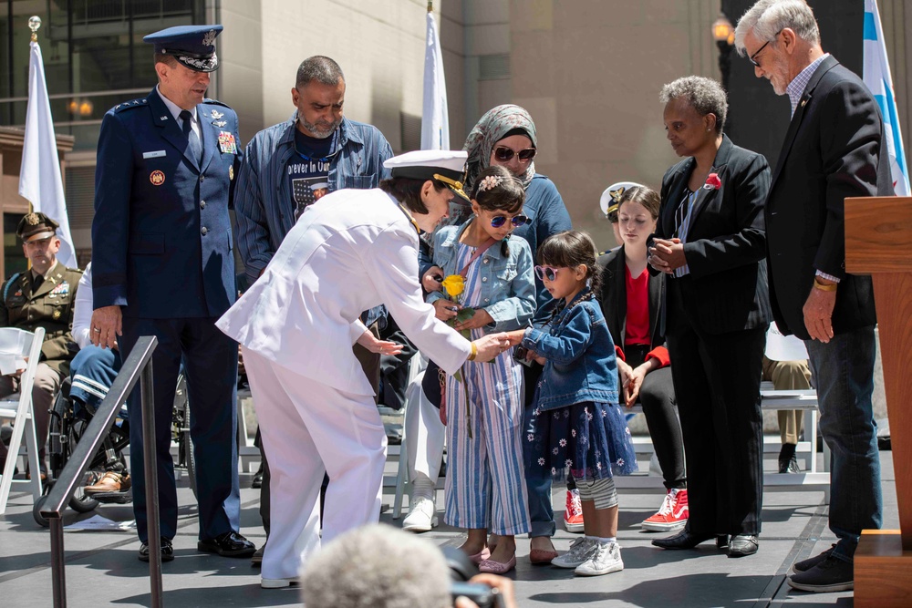 NSTC Commander Participates in a Gold Star Breakfast and the Chicago Memorial Day Parade