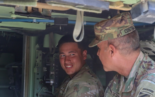 US Army 3rd Infantry Division command visits deployed Soldiers