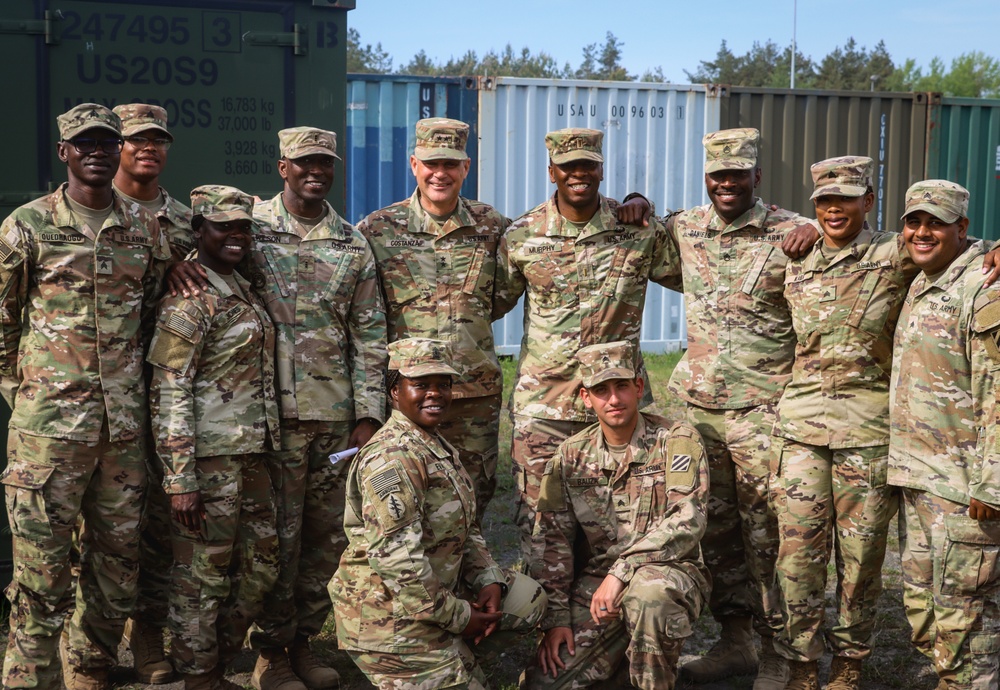 US Army 3rd Infantry Division command visits deployed Soldiers