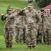 Iowa Soldiers salute during annual command retreat