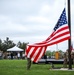 Iowa Soldiers raise flag after command retreat