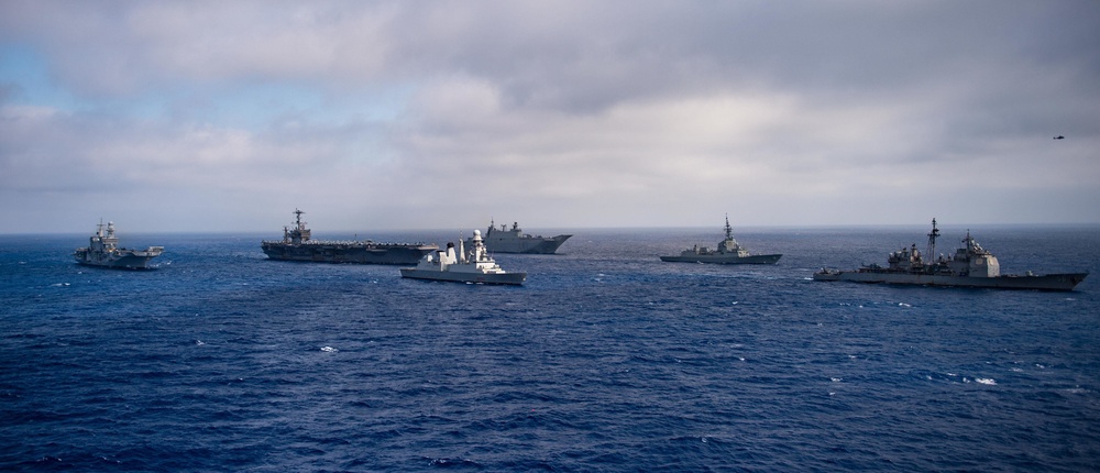 The Harry S. Truman Carrier Strike Group is on a scheduled deployment in the U.S. Naval Forces Europe area of operations, employed by U.S. Sixth Fleet to defend U.S., Allied and Partner interests.