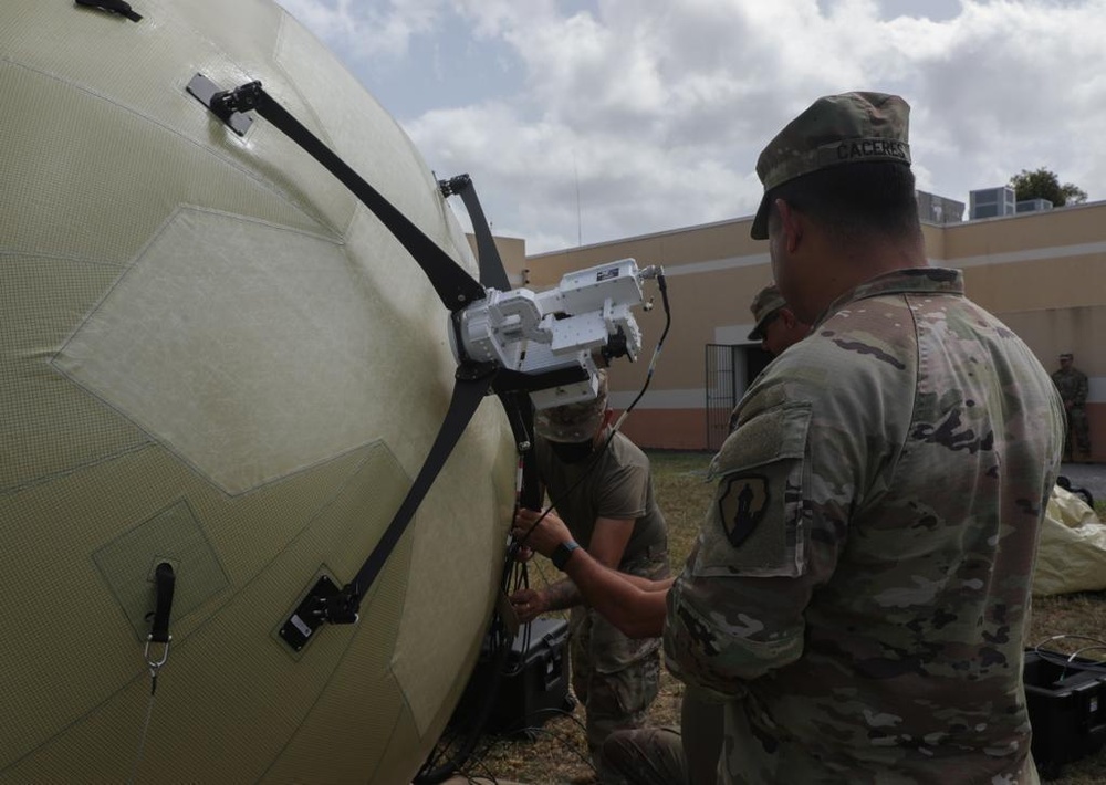 The 35th ESB prepares for hurricane season by premiering their new satellite systems