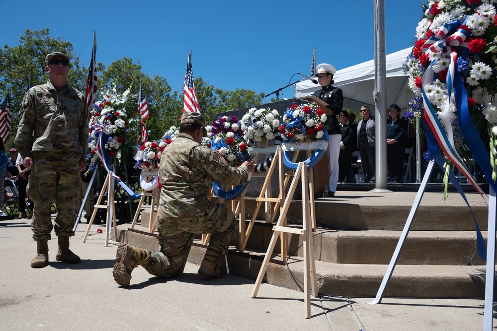 129th Rescue Wing Host Flyover for Memorial Day Event at Oak Hill Funeral Home &amp; Memorial Park