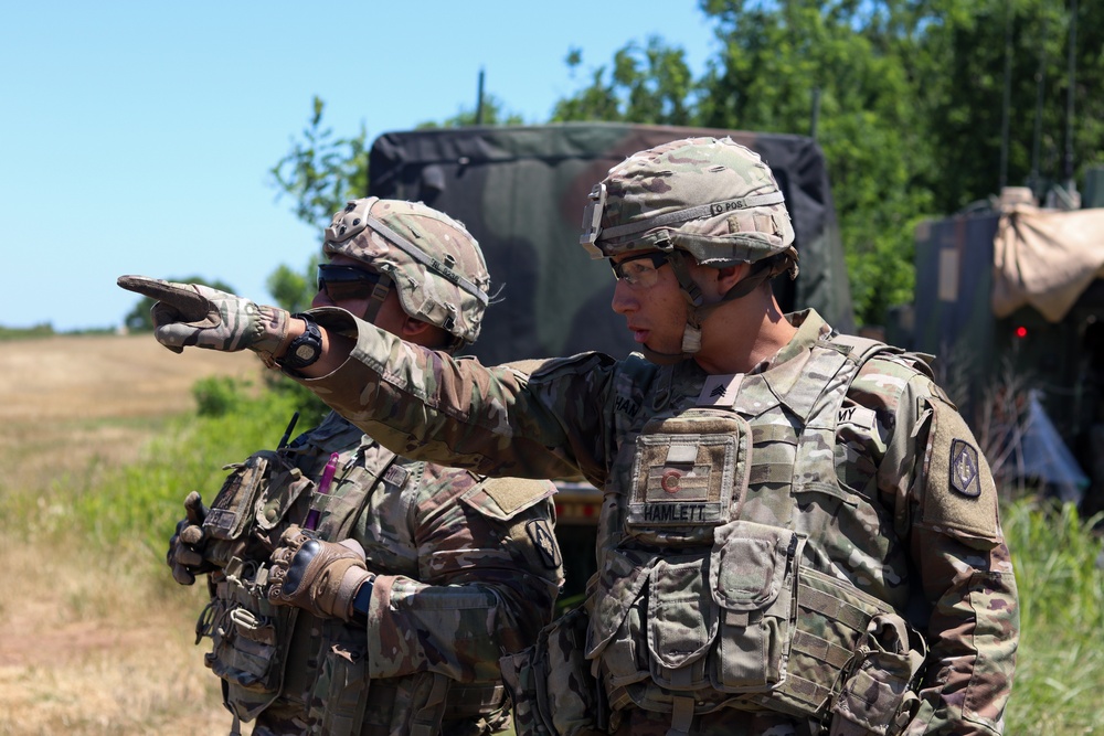 2-4 Field Artillery Regiment Conducts Joint Exercise with USAF