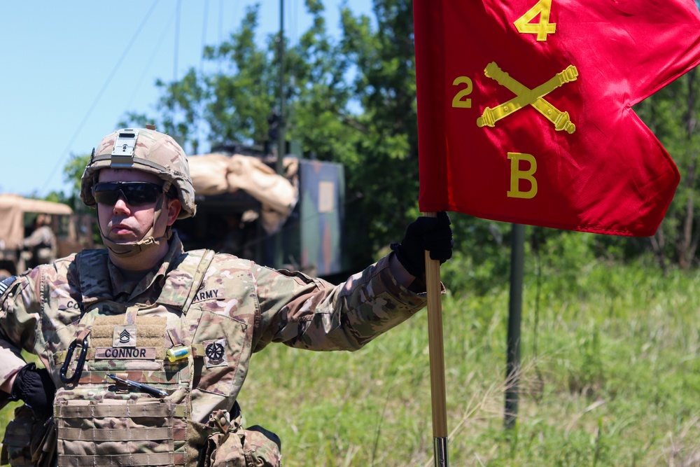 2-4 Field Artillery Regiment Conducts Joint Exercise with USAF