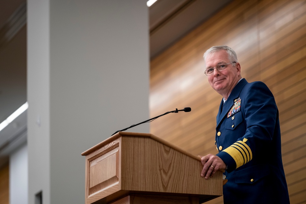 Coast Guard holds vice commandant change of watch ceremony in Washington D.C.