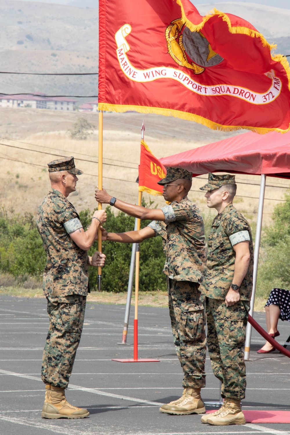 MWSS-372 holds change of command ceremony