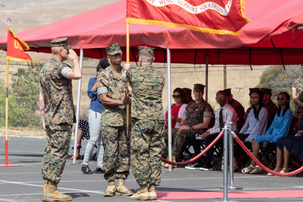 MWSS-372 holds change of command ceremony