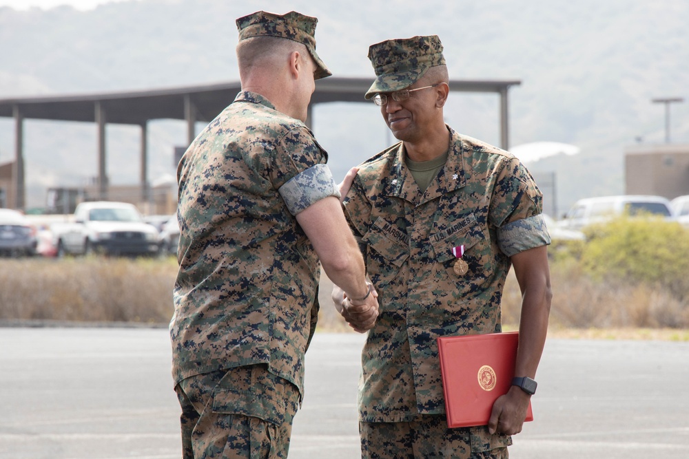 MWSS-372 holds change of command ceremony