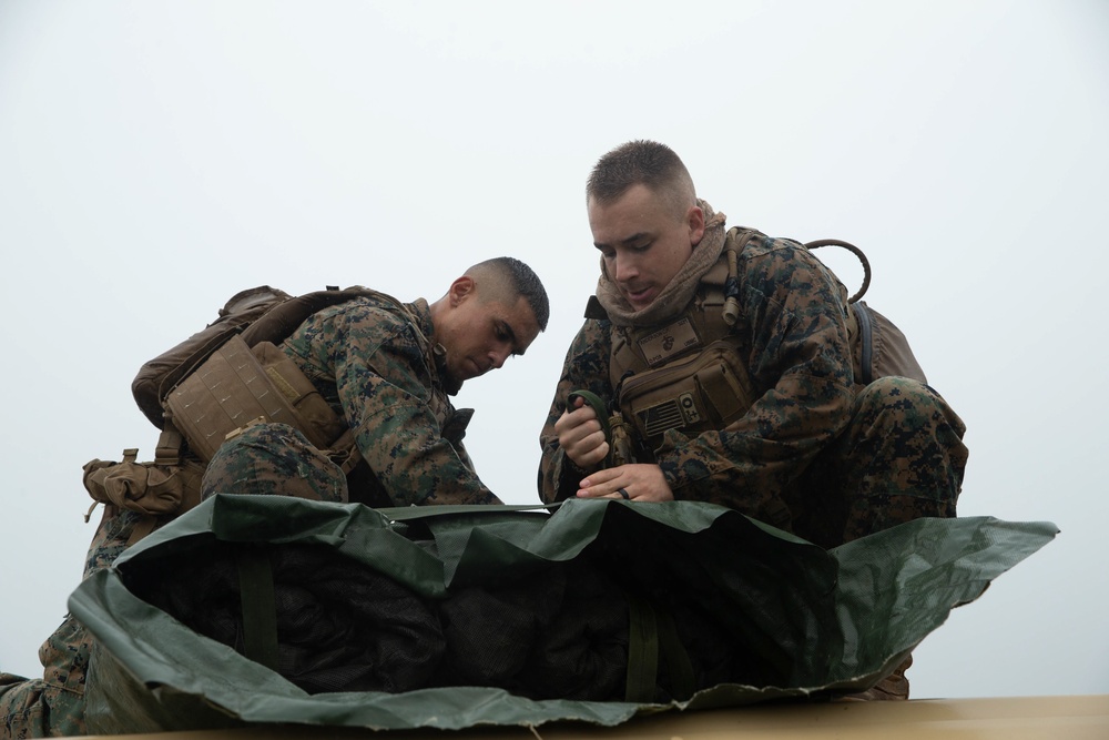 Bravo Co. 3rd LSB conducts convoys at Jungle Warfare Training Center