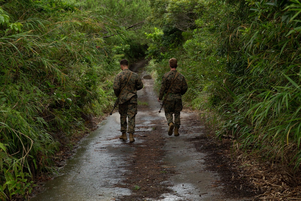 Bravo Co. 3rd LSB conducts convoys at Jungle Warfare Training Center