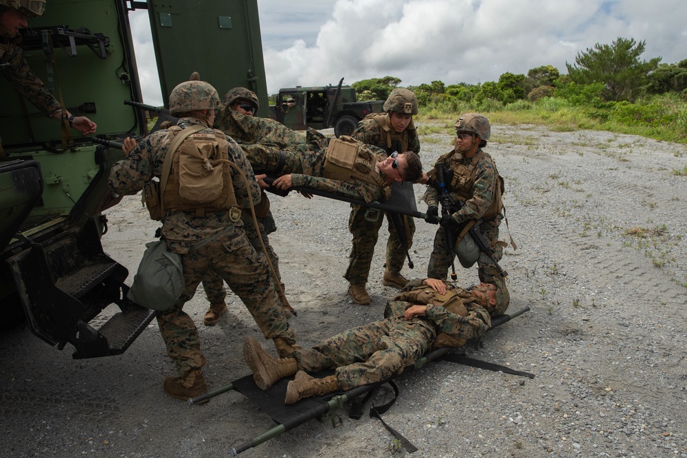 Bravo Co. 3rd LSB conducts convoys at Jungle Warfare Training Center
