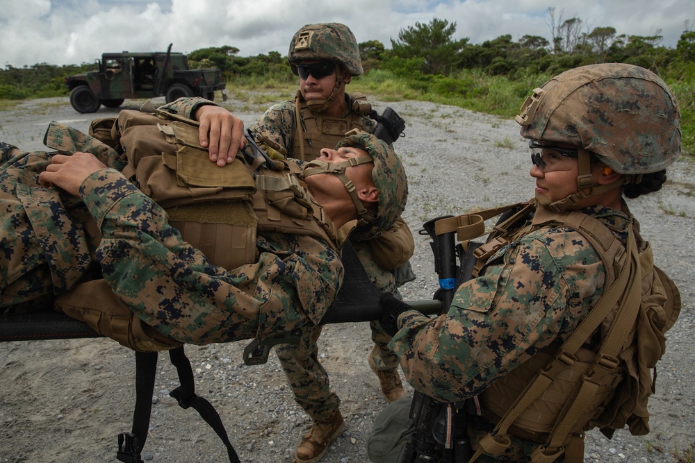 Bravo Co. 3rd LSB conducts convoys at Jungle Warfare Training Center