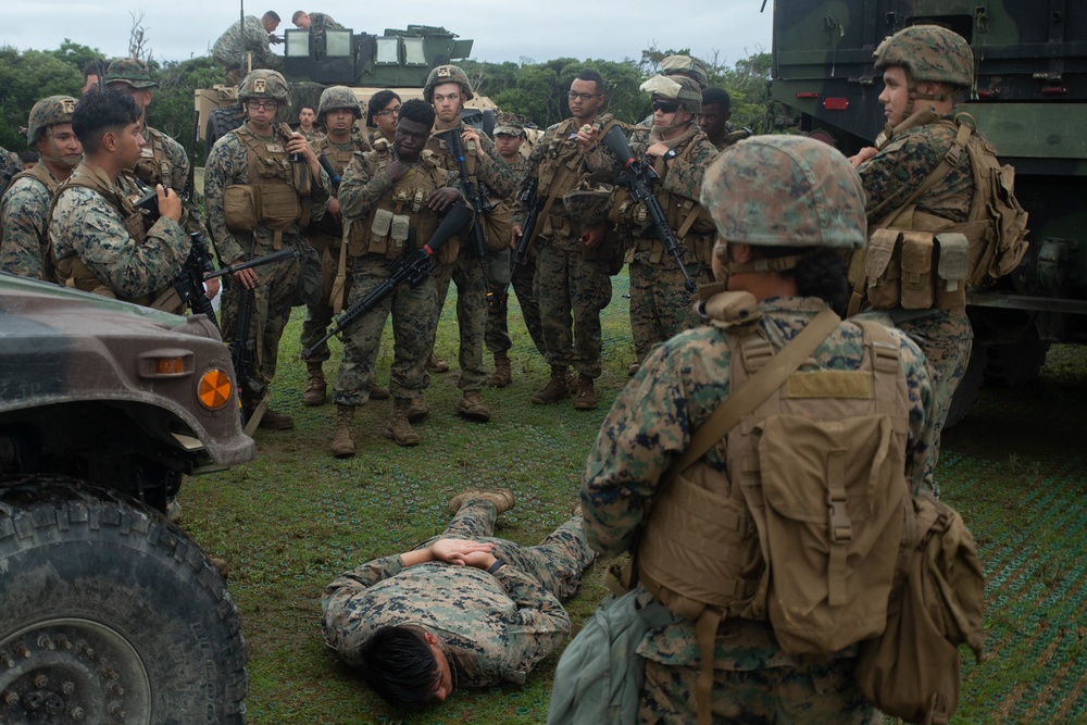 Bravo Co. 3rd LSB conducts convoys at Jungle Warfare Training Center