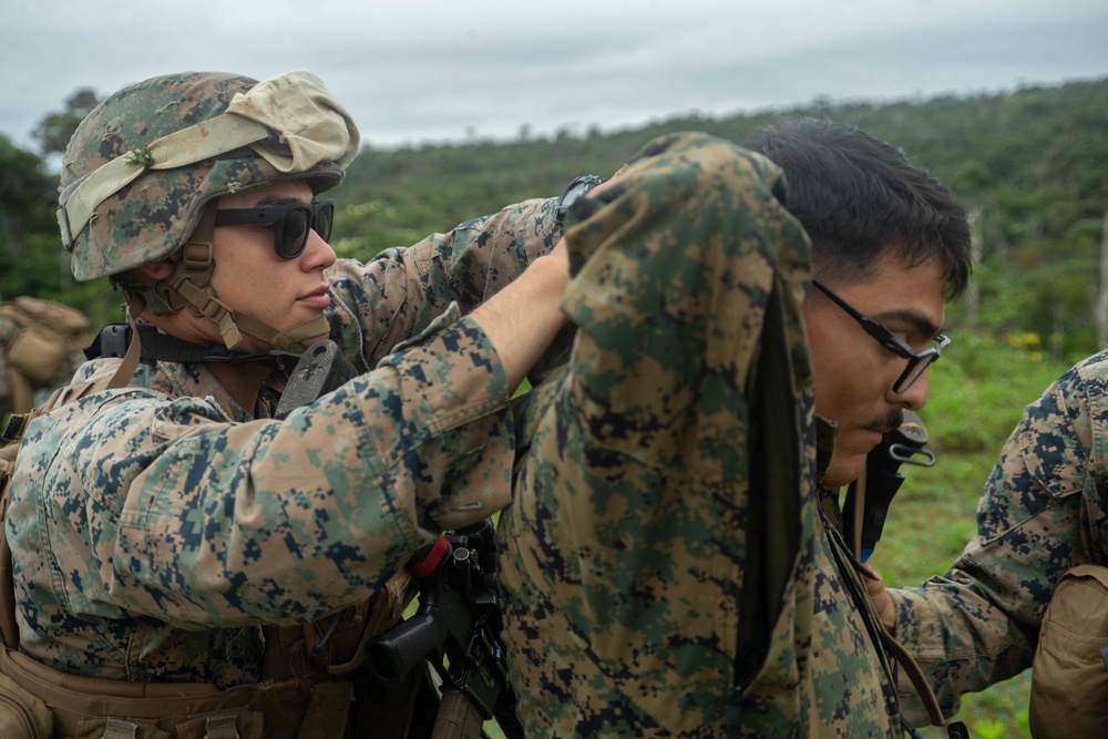 Bravo Co. 3rd LSB conducts convoys at Jungle Warfare Training Center