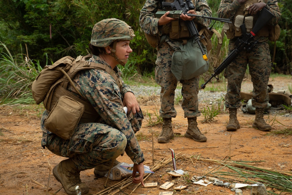 Bravo Co. 3rd LSB conducts convoys at Jungle Warfare Training Center