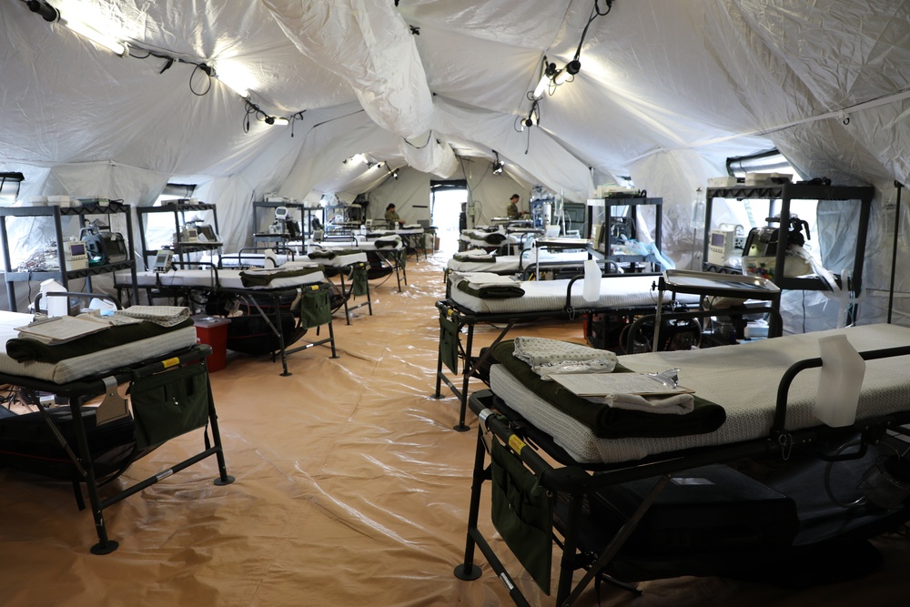 502nd Field Hospital's Intermediate Care Ward